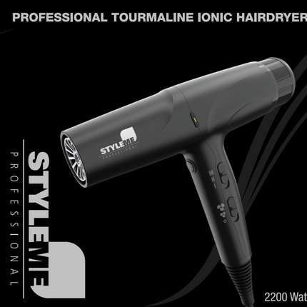 ME Professional StyleME-0002 Fohn Professional Tourmaline Ionic Hairdryer 2200Watt
