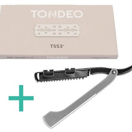 TSS3 Vervangmesjes Lang + GRATIS Razor Zilver Nekmes