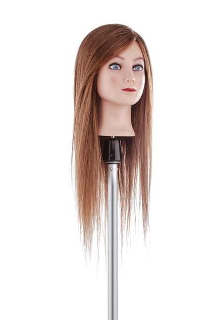 Xanitalia Oefenhoofd Extra Lang Haar 55cm 100% Echt Haar