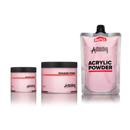 Astonishing Acrylic Powder Acrylpoeder Opaque Pink