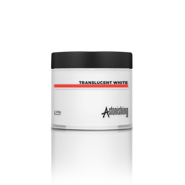 Astonishing Acrylic Powder Acrylpoeder Translucent White