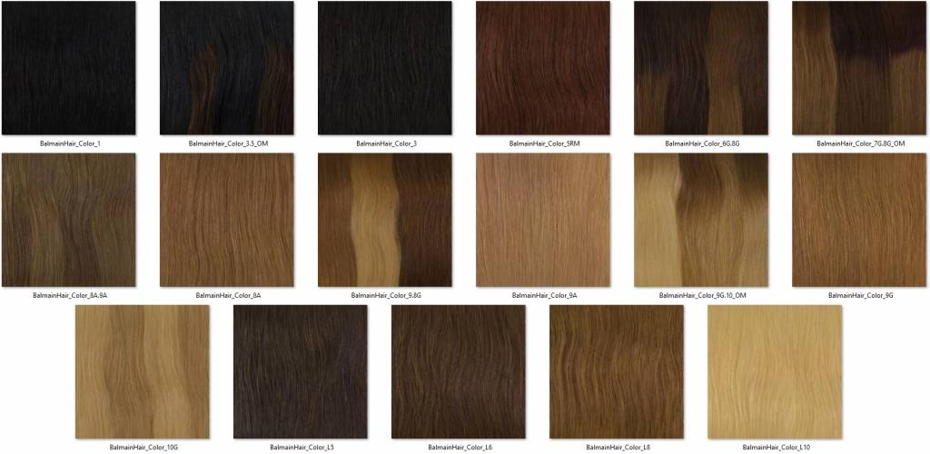 Balmain Fill-in Extensions Natural Straight 40cm (50 Stuks)