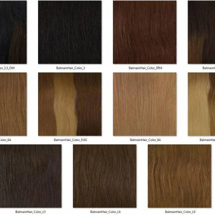 Balmain Fill-in Extensions Natural Straight 55cm 100% Echt Haar (50 stuks)