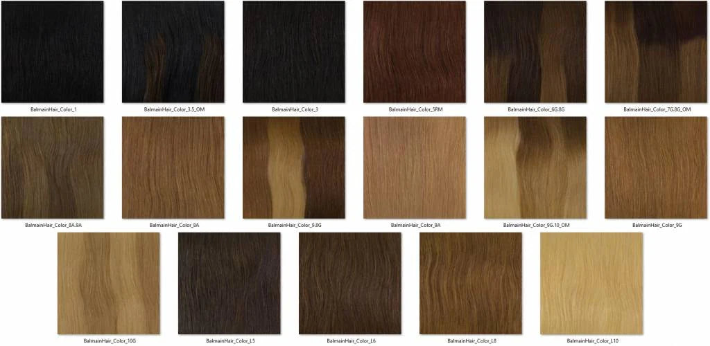 Balmain Fill-in Extensions Natural Straight 55cm 100% Echt Haar (50 stuks)