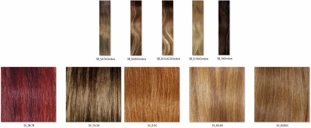Balmain Fill-in Extensions Natural Straight 40cm (50 Stuks)