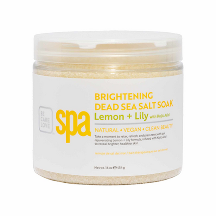 Lemon + Lily Brightening Dead Sea Salt Soak (454Gr)