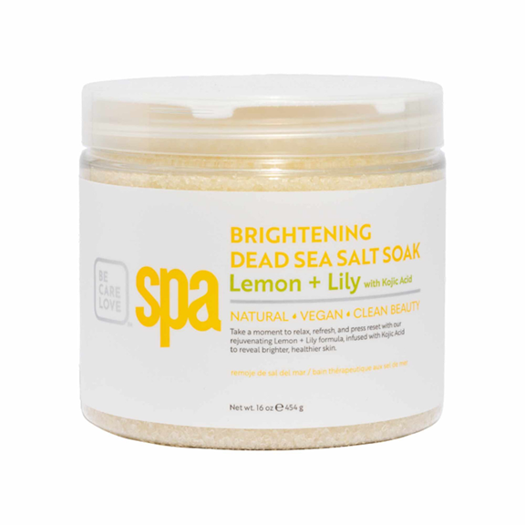 Lemon + Lily Brightening Dead Sea Salt Soak (454Gr)