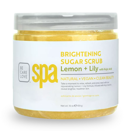 Lemon + Lily Brightening Sugar Scrub (454Gr)