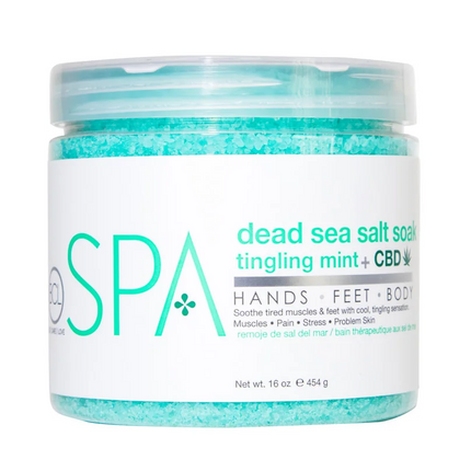Tingling Mint + CBD Dead Sea Salt Soak