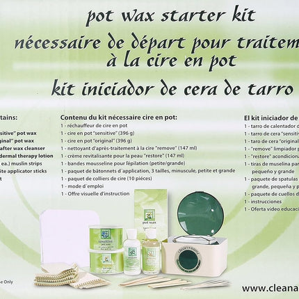 Clean And Easy Startpakket Pot Waxer (incl Large Pakket)