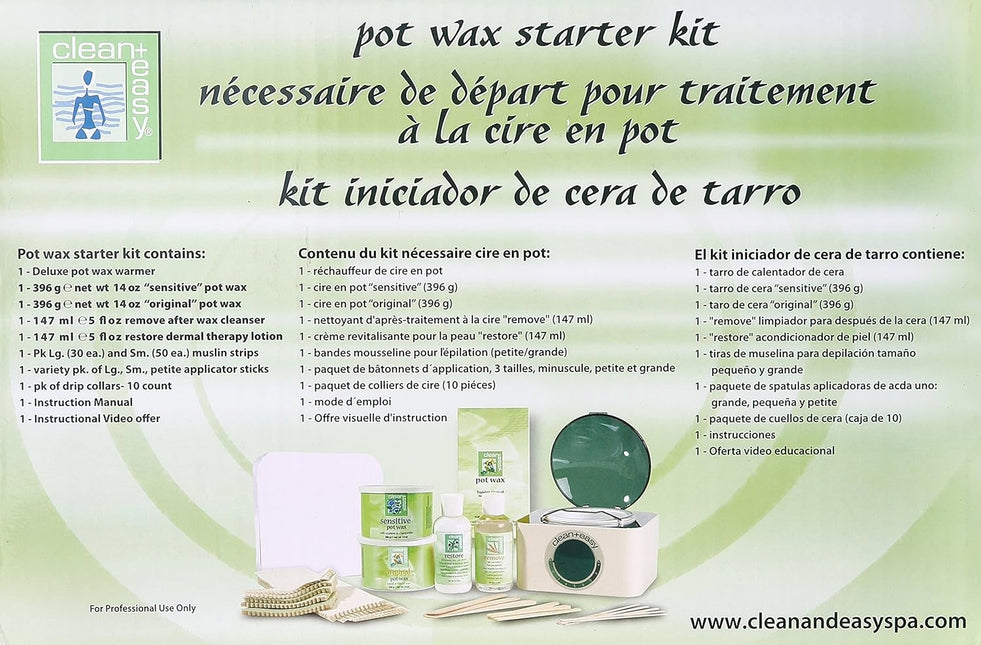 Clean And Easy Startpakket Pot Waxer (incl Large Pakket)
