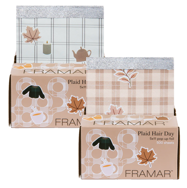 Framar Folie Plaid Hair Day Pop Up Foil (500 Stuks á 12,7cm x 27,9cm)