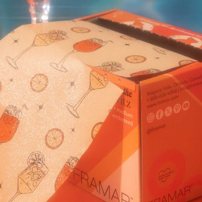 Framar Framar Folie Puttin' On the Spritz Embossed Foil Rol