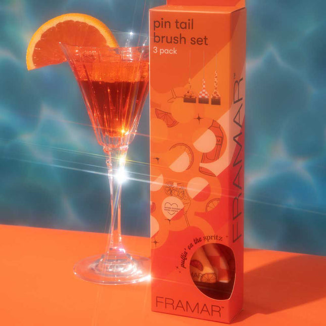 Framar Framar Verkwast Puttin' On The Spritz Pin Tail Brush Set