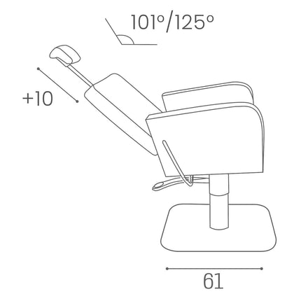 Salon Ambience Kappersstoel Venus