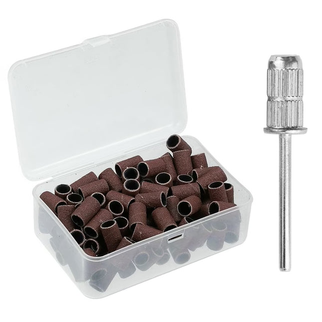 Kappershandel Mandrel Freesbit + Schuurbanden SandingBands (100 Stuks)