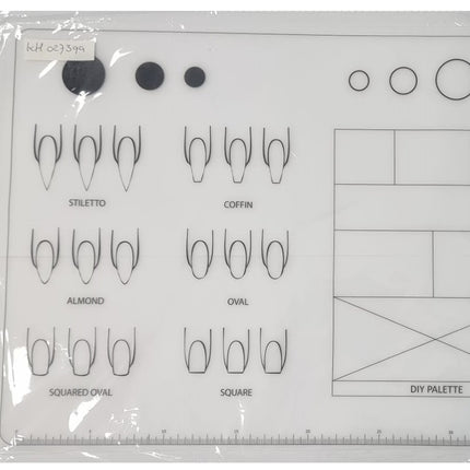 Kappershandel Nagelstyliste Trainingsmat Silicone