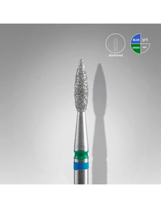 Kappershandel Staleks Frees Duo Pointed Flame Expert (dm 2,1mm) Blue/Green