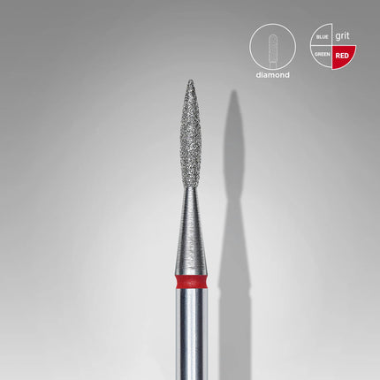 Kappershandel Staleks Frees Pointed Flame Expert (dm 1,6mm/Long 8mm) Red