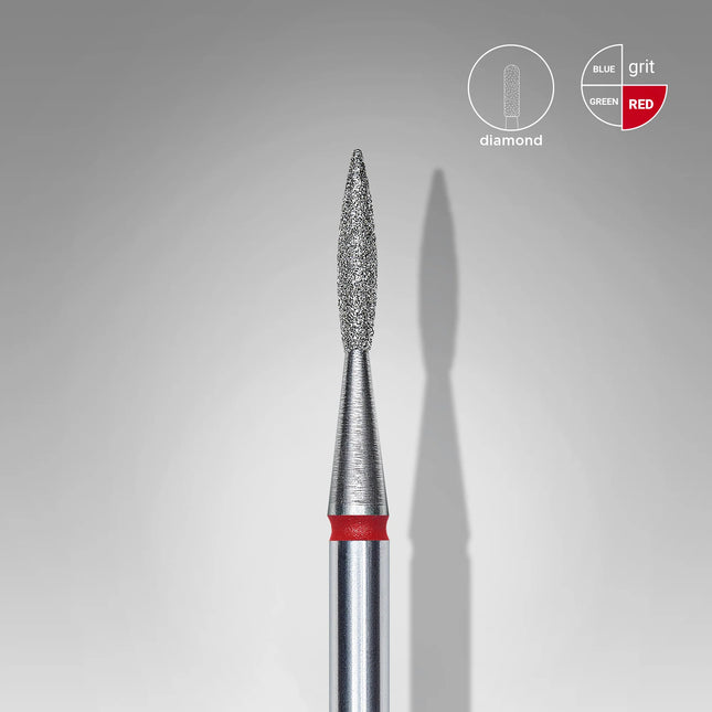 Kappershandel Staleks Frees Pointed Flame Expert (dm 1,6mm/Long 8mm) Red