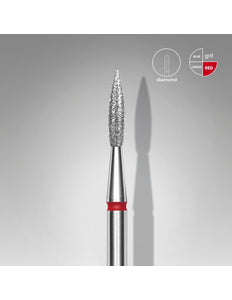 Kappershandel Staleks Frees Pointed Flame Expert (dm 2,3mm/Long 8mm) Red