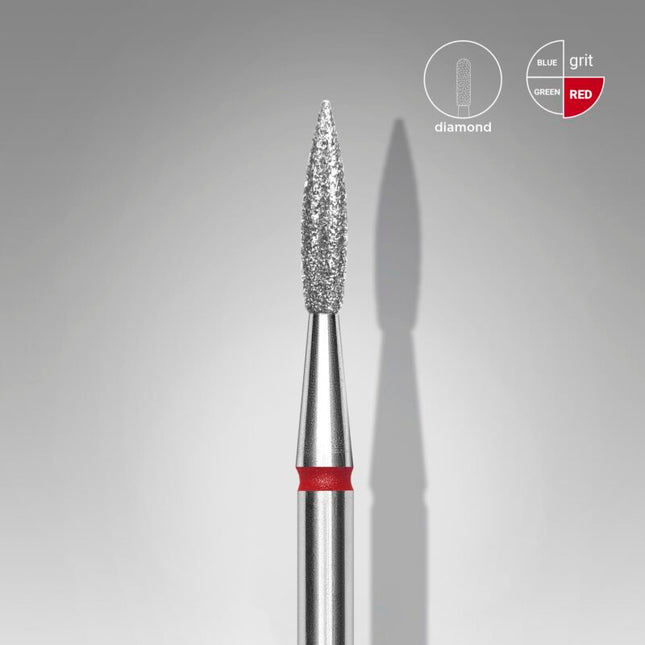 Kappershandel Staleks Frees Pointed Flame Expert (dm 2,3mm/Long 8mm) Red
