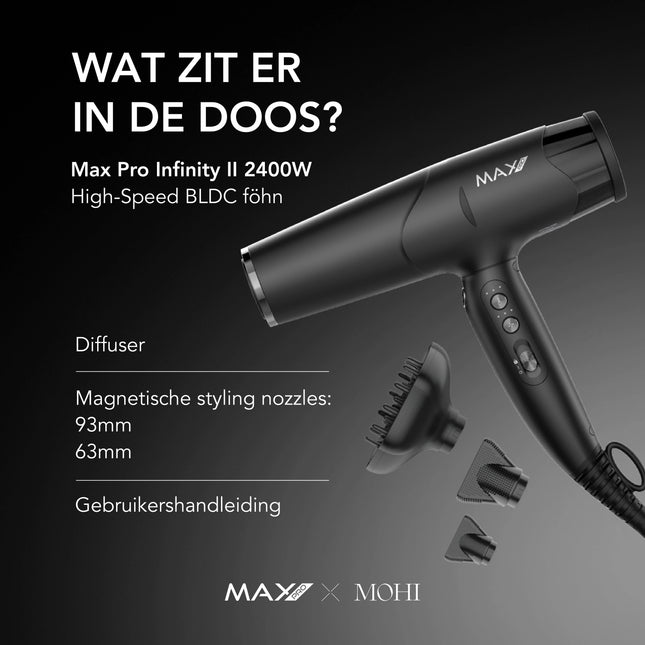 Max Pro Infinity II Fohn 2400W