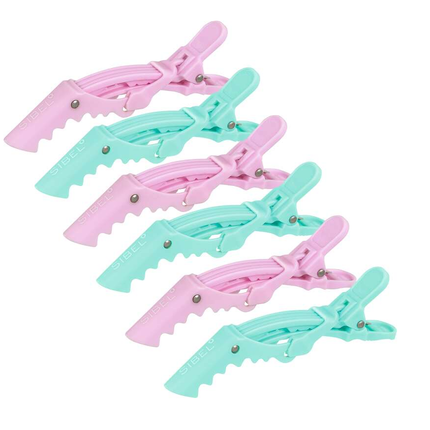 Sibel Verdeelklemmen Gator Clips Retro Zomer (6 Stuks)