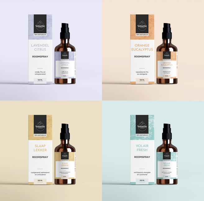 Volatile Roomspray Luchtverfrisser 100% Natuurlijk (100ml)