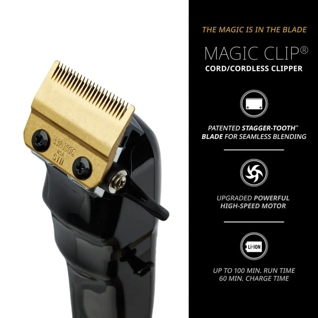 Magic Clip Cordless Tondeuse Zwart (Limited Edition)