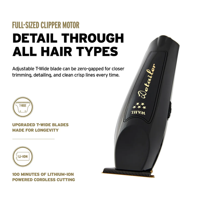 Wahl Wahl Cordless Barber Combo Black Magic Clip Tondeuse + Detailer Trimmer