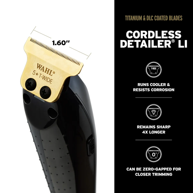 Wahl Wahl Cordless Barber Combo Black Magic Clip Tondeuse + Detailer Trimmer
