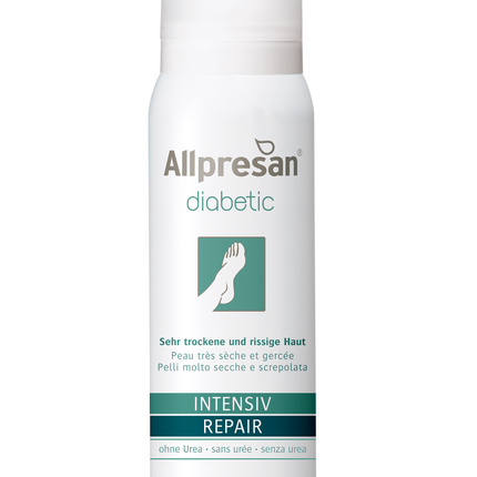 Allpresan Schuim Creme Diabetic Intensive + Repair ZONDER Urea (100ml)