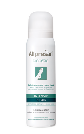 Allpresan Schuim Creme Diabetic Intensive + Repair ZONDER Urea (100ml)