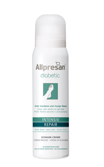 Allpresan Schuim Creme Diabetic Intensive + Repair ZONDER Urea (100ml)