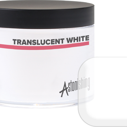 Astonishing Acrylic Powder Acrylpoeder Translucent White