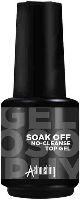 Astonishing Gelosophy Soak Off No-Cleanse Top Gel (zonder plaklaag) TPO-vrij