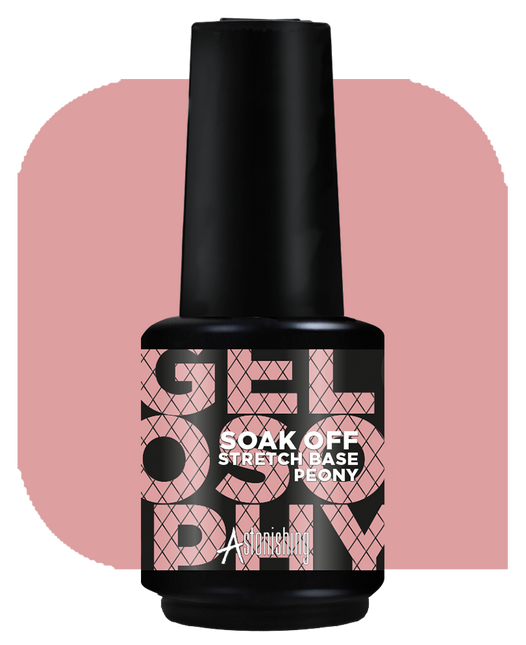 Astonishing Gelosophy Soak Off Stretch Base Peony TPO-vrij