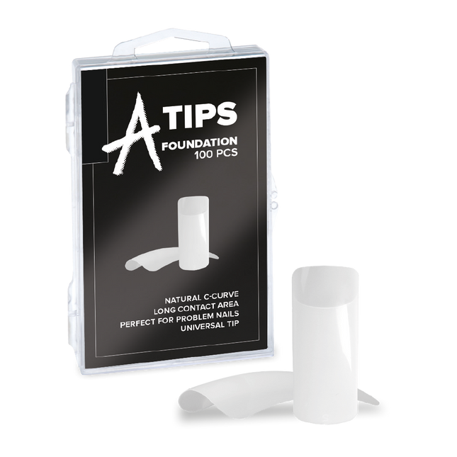Astonishing Nageltips Foundation Natural C-Curve (100 Stuks)