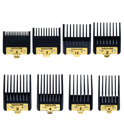 BaByliss PRO 4Artists Tondeuse Opzetkammen Premium (8 Stuks)
