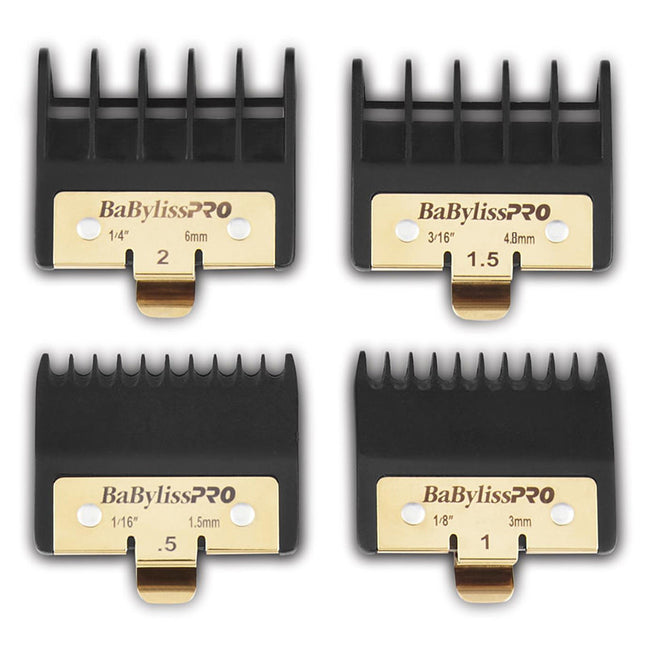 BaByliss PRO BaByliss PRO 4Artists Trimmer SkeletonFX Premium Opzetkammen Set (4 Stuks)