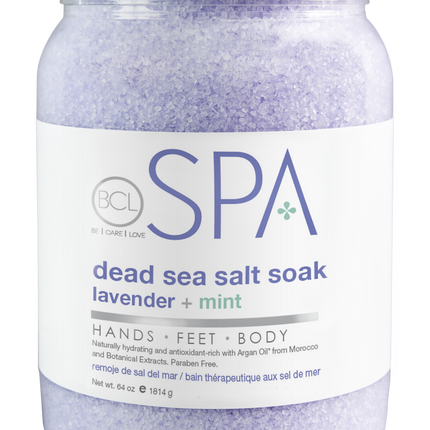 BCL SPA Lavender + Mint Dead Sea Salt Soak