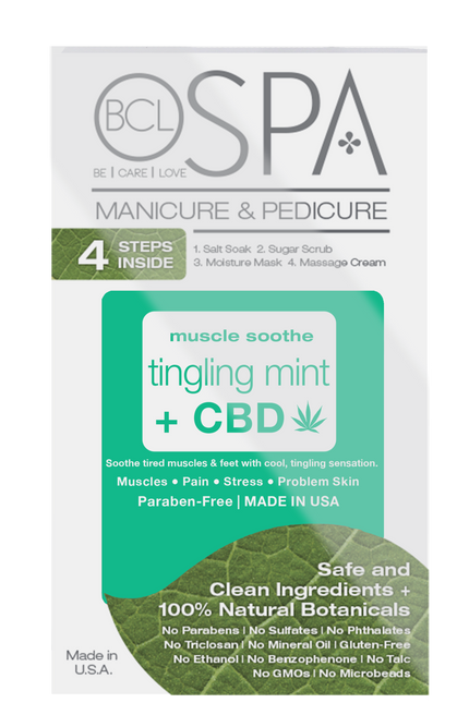 BCL SPA Mint + CBD Tingling  4-Steps System
