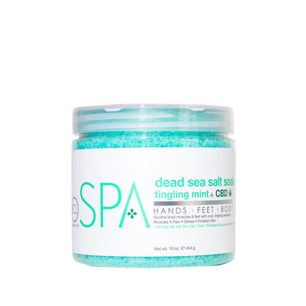 BCL SPA Tingling Mint + CBD Dead Sea Salt Soak