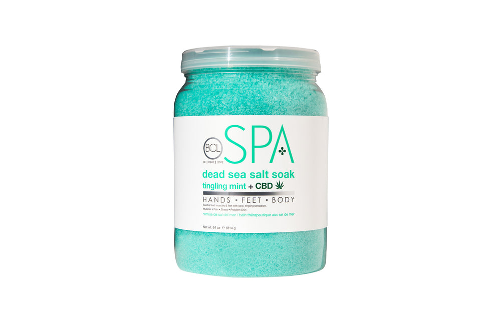 BCL SPA Tingling Mint + CBD Dead Sea Salt Soak