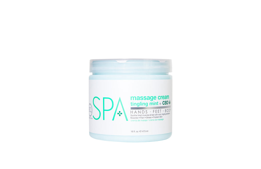 BCL SPA Tingling Mint + CBD Massage Cream