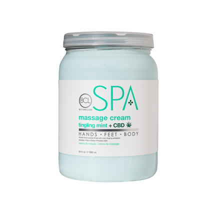 BCL SPA Tingling Mint + CBD Massage Cream