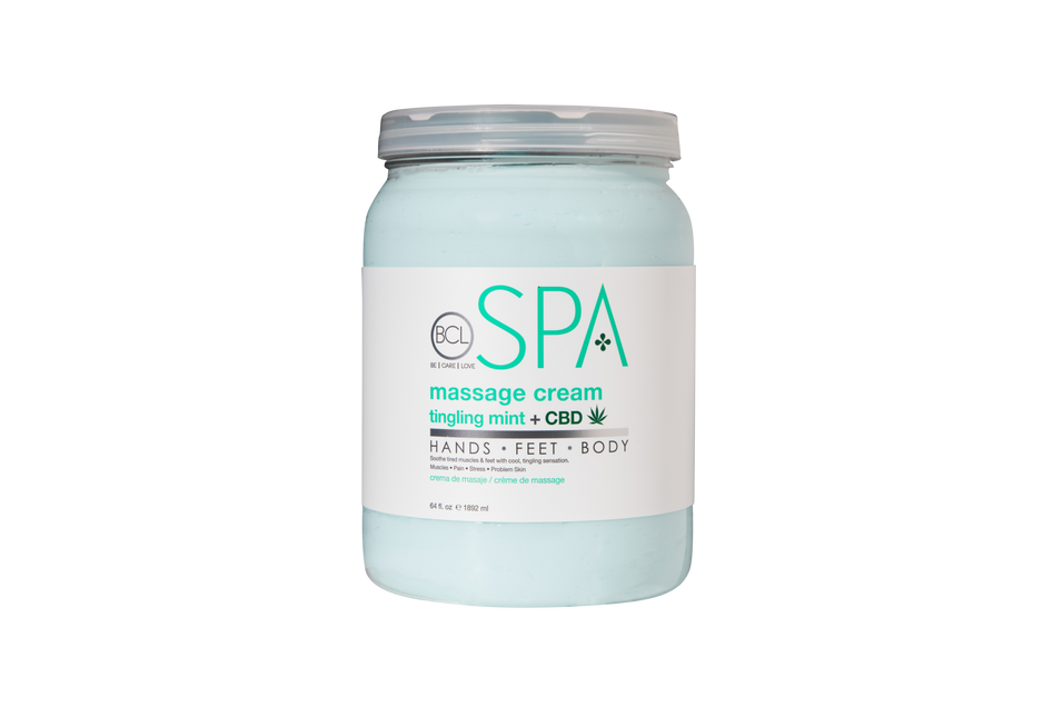 BCL SPA Tingling Mint + CBD Massage Cream