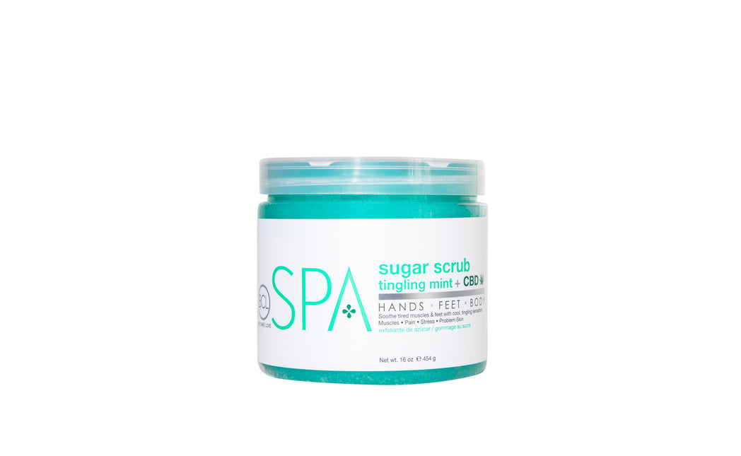 BCL SPA Tingling Mint + CBD Sugar Scrub