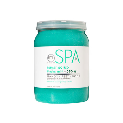 BCL SPA Tingling Mint + CBD Sugar Scrub